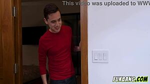 hey, that super horny milf picks her young stepson's thick cock!