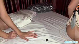 brazilian swingers hotel orgy... i fuck ruivinha's squirting pussy rough on my monster cock!