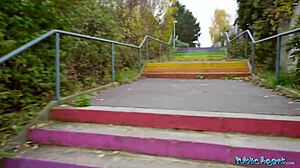 Public Agent Helina Dream Sucks Big Dick Then Fucks Pov Outdoors