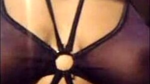 wanna see this busty milf strip and suck cock?