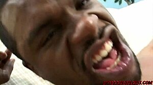 Holy Shit, Proud Cheating Bride Candice Cox Gags on Monster Black Cock!