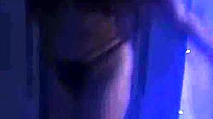 gostosa bunduda shakes big ass in sexy halloween lingerie