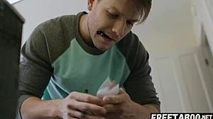 terminally ill man spanks redhead teen vanna bardot into rough creampie sex