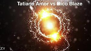 Tatiana Amor and Rico Blaze's Intense Rooftop Interracial Fuck with Squirting Facial