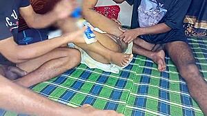 Newlywed Bangladeshi Stepmom Fucks Stepsister Raw