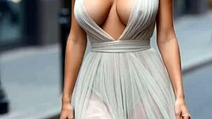 busty milfs bounce huge natural tits in tight dresses?