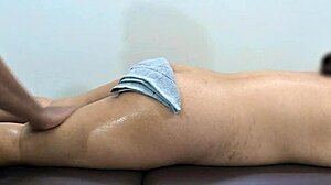 Beautiful Ebony Big Tits Gets Pussy Fingered In Happy Ending Massage!