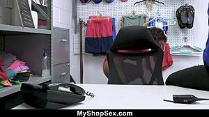 Black Teen's Tight Ass Punished Hard After Stealing - No More Shoplifting!