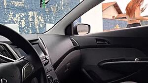 cuckold wife exposes hardcore in car ride