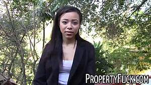 young black agent tricked 😈 into outdoor pov blowjob & hardcore fuck 💦