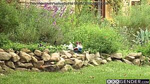 Horny Big Tits Fairy MILF Bunny Colby Rides Shemale Lena Moon's Hard Cock