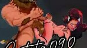 hot latina tattooed wife bent over begs for two cocks