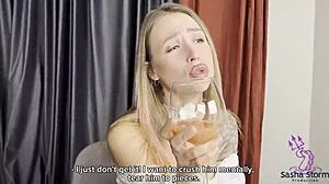 Neighbor cums deep in bride's pussy during wedding garage cheat