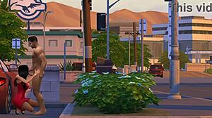 Bella Goth Sucks Cock in Public Blowjob Adventure!