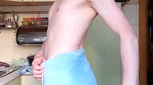 Lanatuls spreads narrow ass and clit as skinny anal slave whore gets faggot fucked