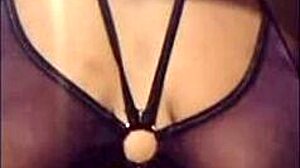 wanna see this busty milf strip and suck cock?