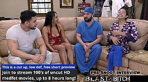 Mia'S Shaved Pussy Blasted With Hot Cum