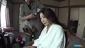 asian big tits babe squirts using toy right after hair salon