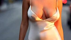 busty milfs bounce huge natural tits in tight dresses?