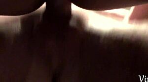 Why rush toilet sex when creampie fills her soaked pussy?