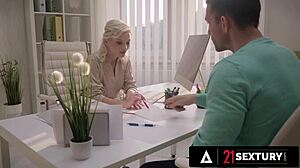 Ever wonder why zazie skymm pees then fucks coworker hard?