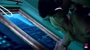 blonde stockings heels anal pounded by suited guy