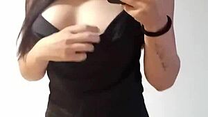 check out this cute girl with those huge natural tits