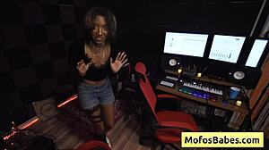 Horny Brunette Nia Bleu Seduces With Big Naturals For Deep Fuck By Brett Maker