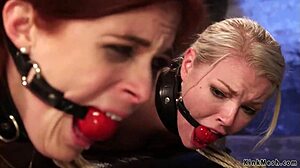 Bound Lesbians Spanked Whipped And Anal Fucked In Threesome