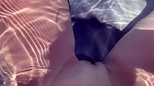 artemisia fingers wet milf pussy pov jacuzzi session