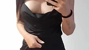 check out this cute girl with those huge natural tits