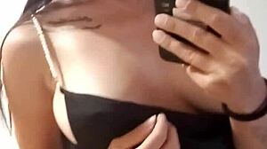 check out this cute girl with those huge natural tits