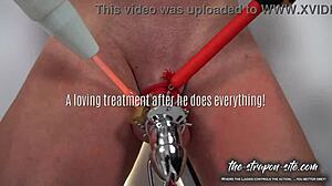 Turning Husband Into Bound Anal Slave With Strapon Domination