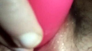 my hairy pussy throbs with vibrator contractions big orgasm squirt solo masturbation bliss