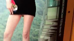 korean race queen milks my huge 27 day jizz load cumshot all over her asian face