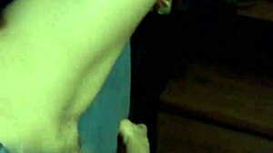 my friend masturbates her wet vagina with monster cock toy