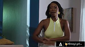 milf ana foxxx caught cheating with coco lovelock spanked by wife