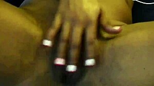 petite babe rubs tight wet pussy cums hard after work!