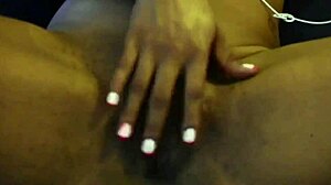 petite babe rubs tight wet pussy cums hard after work!