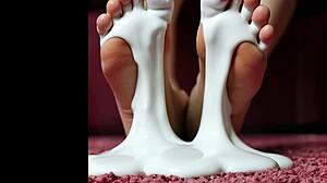 Cum Explodes on Feet! Ai Fetish Compilation