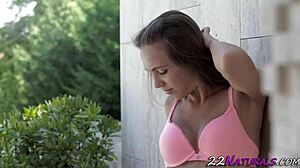 Hot Babes with Small Natural Tits Spermed in Mouth HD