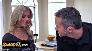 stepdads lure sluts into brothel seduction orgy on camera