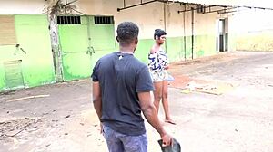 oh my god the big-dicked head boy finally fucks my short classmate with his long cock at the principals window