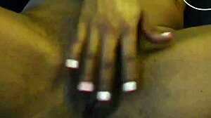 petite babe rubs tight wet pussy cums hard after work!