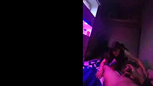 wife dances seductively then sucks before anal pounding