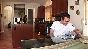 Ibuki Haruhi's raw Japanese ass wrecked interracial facial