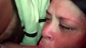 Big Woman Sucks Cock In Stepdad's Kitchen Hanzzell Guerrero