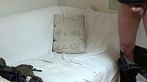 Hazel Leveck Gags Deepthroat Chokes on Cock in Casting!