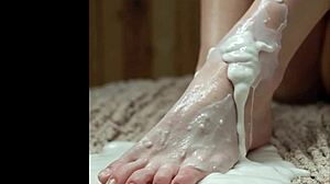 Cum Explodes on Feet! Ai Fetish Compilation