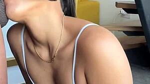 she devours stepbrother's throbbing bbc as amateur couple nysdel indulges hungrily